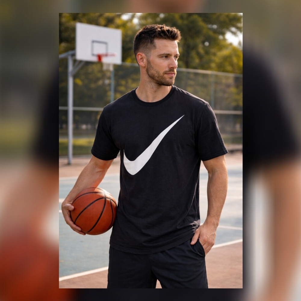 NWT Nike Men's Big Swoosh T-shirt L